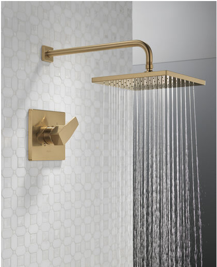 Delta Modern Shower Only Trim Package W/Rainhead