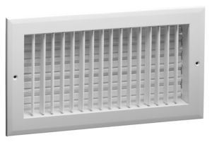 Hart & Cooley A618-MS 8x6 Aluminum Vertical Fin Supply Registers White
