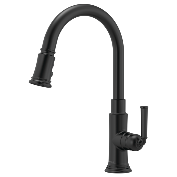 Brizo 63074LF-BL ROOK® Pull-Down Faucet in Matte Black