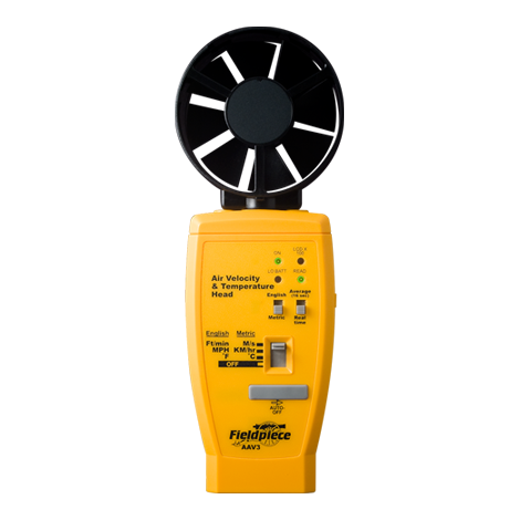 Fieldpiece AAV3 Air Velocity and Temperature Anemometer Accessory Head