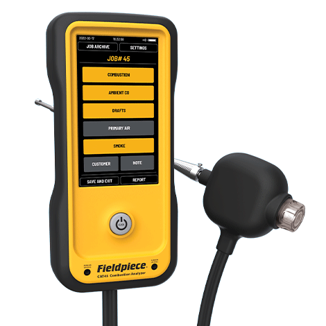 Fieldpiece CAT45 Job Link® Digital Touchscreen Combustion Analyzer