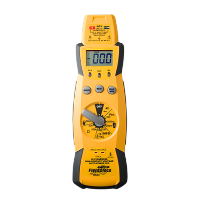 Fieldpiece HS33 Stick Style Multimeter Manual Ranging
