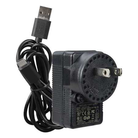 Fieldpiece RCA3 A/C Charger And USB-C Cable for DR58 & DR82