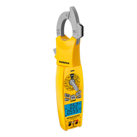 Fieldpiece SC680 Job Link® 600A Full-Size Dual-Display Essential Swivel Clamp Meter w/ True RMS & 1000VDC