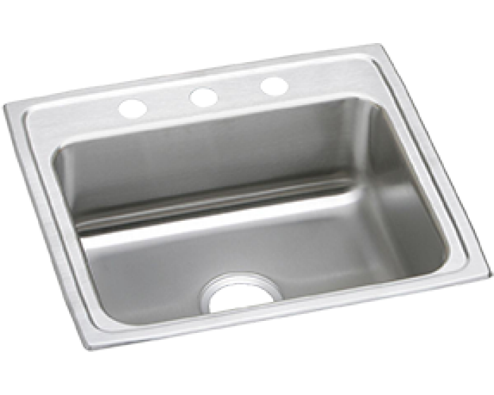 Elkay Drop In Stainless Steel Single Bowl Kitchen Sink PSR2522