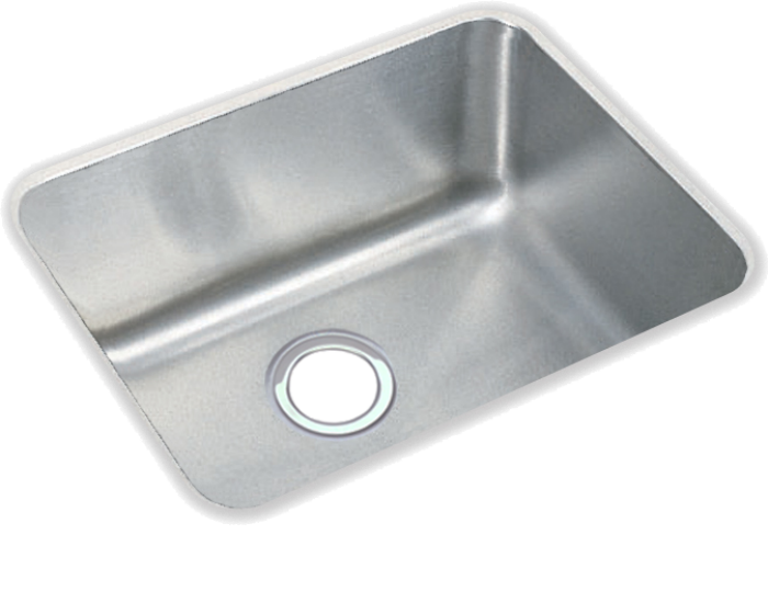 Elkay Single Bowl Undermount Stainless Steel Kitchen Sink ELUH1814