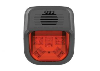 Macurco HS-R Red Combination Horn & Strobe for Central Control Panels & 6-Series